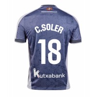 Real Sociedad Carlos Soler #18 Vieraspaita 2025-26 Lyhythihainen Real Sociedad Carlos Soler #18 Vieraspaita 2025-26 Lyhythihainen